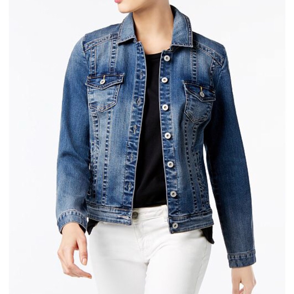 INC Jean Jacket. In like new condition, worn once!
